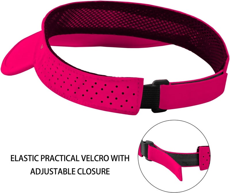 Wander Sports Sun Visor Hats Adjustable Running Golf Tennis Mesh Folding Cap for Women Men - Image 4